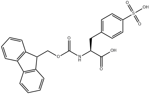 (S)-FMOC-PHENYLALANINE-4-SULFONIC ACID Structural