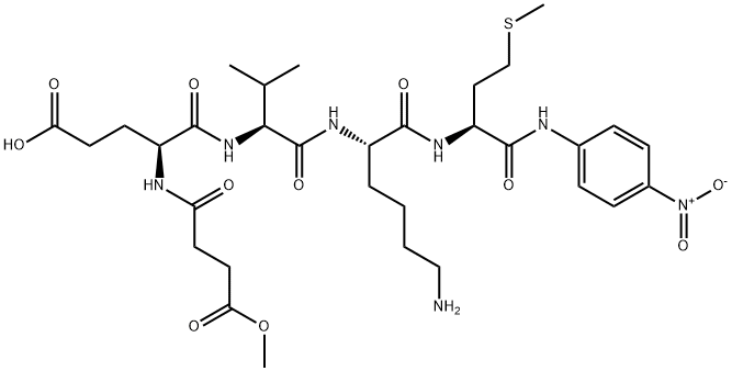 MEOSUC-GLU-VAL-LYS-MET-PNA