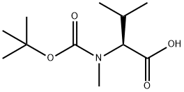 BOC-N-ME-DL-VAL-OH Structural