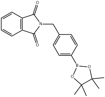 (4-PHTHALIMIDOMETHYLPHENYL)BORONIC ACID PINACOL ESTER Structural