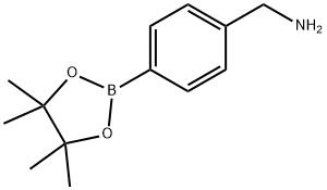 4-AMINOMETHYLPHENYLBORONIC ACID, PINACOL ESTER, HCL Structural