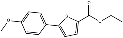 ETHYL 5-(4-METHOXYPHENYL)-2-THIOPHENECARBOXYLATE Structural