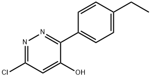 6-CHLORO-3-(4-ETHYLPHENYL)-4-PYRIDAZINOL