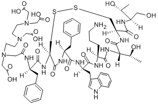 Pentetreotide Structural