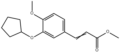 METHYL 3-[3-(CYCLOPENTYLOXY)-4-METHOXYPHENYL]ACRYLATE