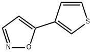 Isoxazole, 5-(3-thienyl)- (9CI) Structural