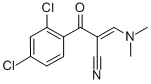 2-[(DIMETHYLAMINO)METHYLENE]-3-OXO-3-(2,4-DICHLOROPHENYL)PROPANENITRILE Structural