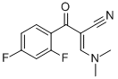 2-(2,4-DIFLUOROBENZOYL)-3-(DIMETHYLAMINO)ACRYLONITRILE Structural