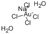 Sodium tetrachloroaurate (III) dihydrate Structural