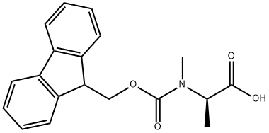 Fmoc-D-Me-Ala-OH Structural