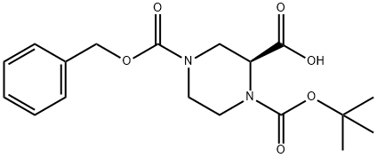 (S)-N-1-Boc-N-4-Cbz-2-piperazine carboxylic acid