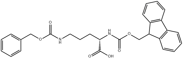 FMOC-ORN(Z)-OH Structural