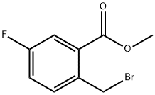 METHYL 2-BROMOMETHYL-5-FLUORO-BENZOATE Structural