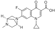 1-CYCLOPROPYL-6-FLUORO-7-((1R,4R)-5-METHYL-2,5-DIAZA-BICYCLO[2.2.1]HEPT-2-YL)-4-OXO-1,4-DIHYDRO-QUINOLINE-3-CARBOXYLIC ACID