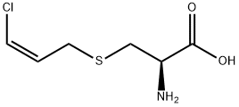 S-(3-chloro-2-propenyl)cysteine Structural