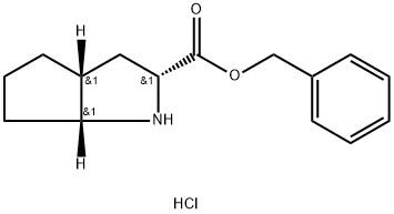 (R,R,R)-2-Azabicyclo[3.3.0]octane-3-carboxylic Acid Benzyl Ester Hydrochloride Salt Structural