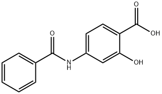 4-(benzoylamino)-2-hydroxybenzoic acid Structural