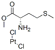 O-methyl-methionine-dichloroplatinum(II) Structural