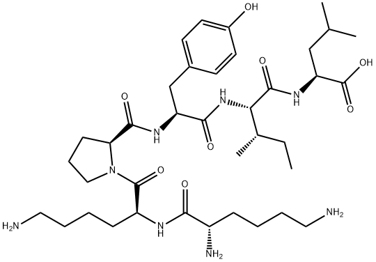 H-LYS-LYS-PRO-TYR-ILE-LEU-OH Structural