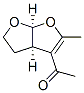 Ethanone, 1-[(3aR,6aS)-3a,4,5,6a-tetrahydro-2-methylfuro[2,3-b]furan-3-yl]-, Structural