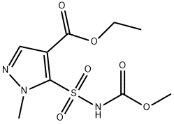 N-(Methoxycarbonyl)-4-(ethoxycarbonyl)-1-methylpyrazole-5-sulfonamide