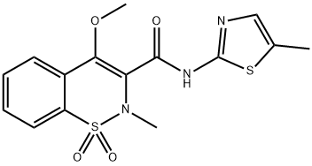 2H-1,2-Benzothiazine-3-carboxaMide, 4-Methoxy-2-Methyl-N-(5-Methyl-2-thiazolyl)-, 1,1-dioxide