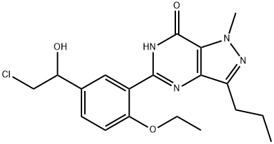 Hydroxy Chlorodenafil Structural