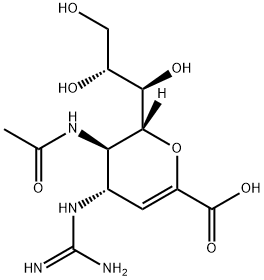 ZANAMIVIR HYDRATE Structural Picture