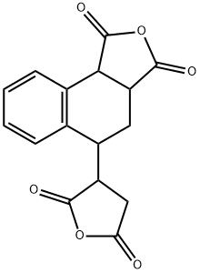 4-(2,5-DIOXOTETRAHYDROFURAN-3-YL)-1,2,3,4-TETRAHYDRONAPHTHALENE-1,2-DICARBOXYLIC ANHYDRIDE Structural