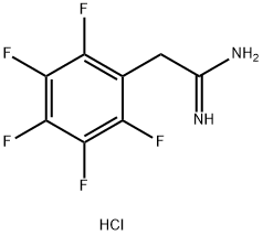 2-Pentafluorophenyl-acetamidine HCl Structural