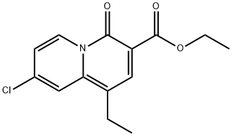 ETHYL 8-CHLORO-1-ETHYL-4-OXO-4H-QUINOLIZINE-3-CARBOXYLATE