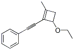 Benzene, [(4-ethoxy-2-methyl-1-cyclobuten-1-yl)ethynyl]- (9CI) Structural