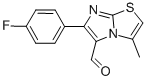 6-(4-FLUOROPHENYL)-3-METHYLIMIDAZO[2,1-B]THIAZOLE-5-CARBOXALDEHYDE Structural