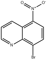 8-BROMO-5-NITROQUINOLINE Structural