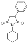 2,5-Pyrrolidinedione, 1-cyclohexyl-3-phenyl- Structural