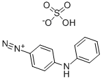 4-PHENYLAMINOBENZENEDIAZONIUM HYDROGENSULFATE Structural