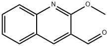 2-METHOXY-QUINOLINE-3-CARBALDEHYDE Structural