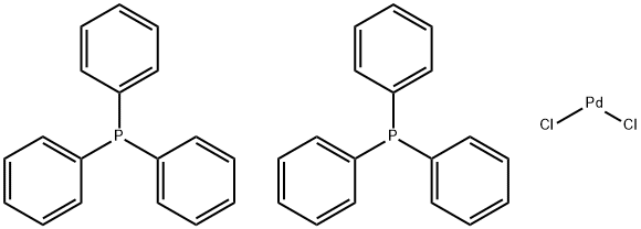 Bis(triphenylphosphine)palladium(II) Dichloride Structural Picture