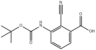 3-(tert-butoxycarbonylamino)-2-cyanobenzoic acid