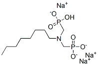 trisodium hydrogen [(octylimino)bis(methylene)]bisphosphonate  Structural