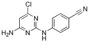 4-(4-aMino-6-chloropyriMidin-2-ylaMino)benzonitrile Structural Picture