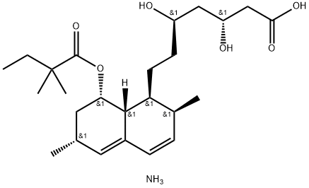 Simvastatin ammonium salt Structural