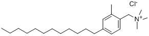 METHYLDODECYLBENZYL TRIMETHYL AMMONIUM CHLORIDE Structural