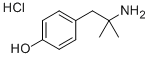 Phenethylamine, alpha,alpha-methyl-p-hydroxy-, hydrochloride Structural