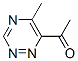 Ethanone, 1-(5-methyl-1,2,4-triazin-6-yl)- (9CI) Structural