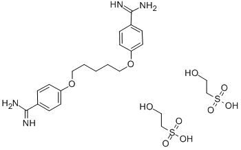 Pentamidine isethionate Structural