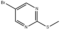 5-BROMO-2-(METHYLTHIO)PYRIMIDINE Structural