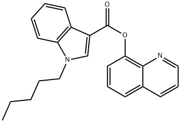 Quinolin-8-yl 1-pentyl-1H-indole-3-carboxylate Structural