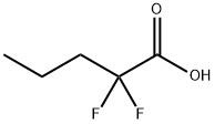 2,2-Difluoropentanoic acid Structural