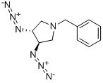 (3R,4R)-(-)-3,4-DIAZIDO-1-(PHENYLMETHYL)PYRROLIDINE Structural